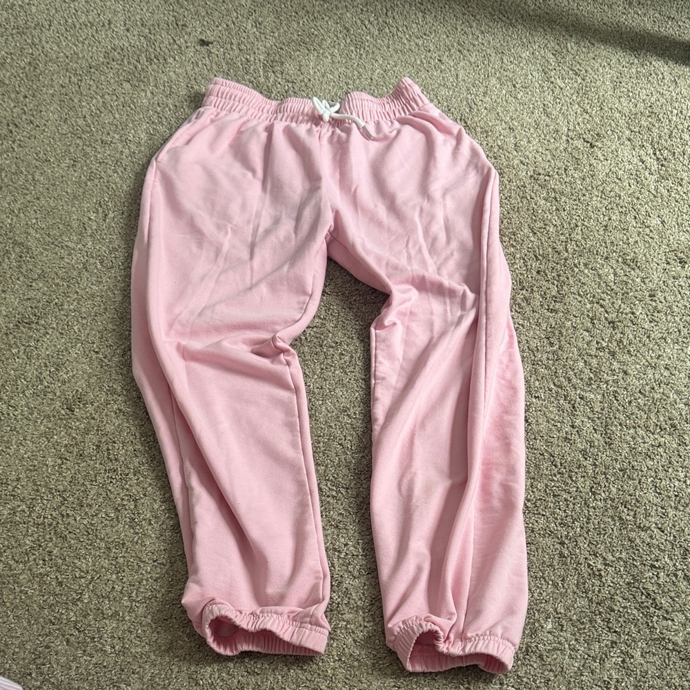 Women's Pink Jogger Pants